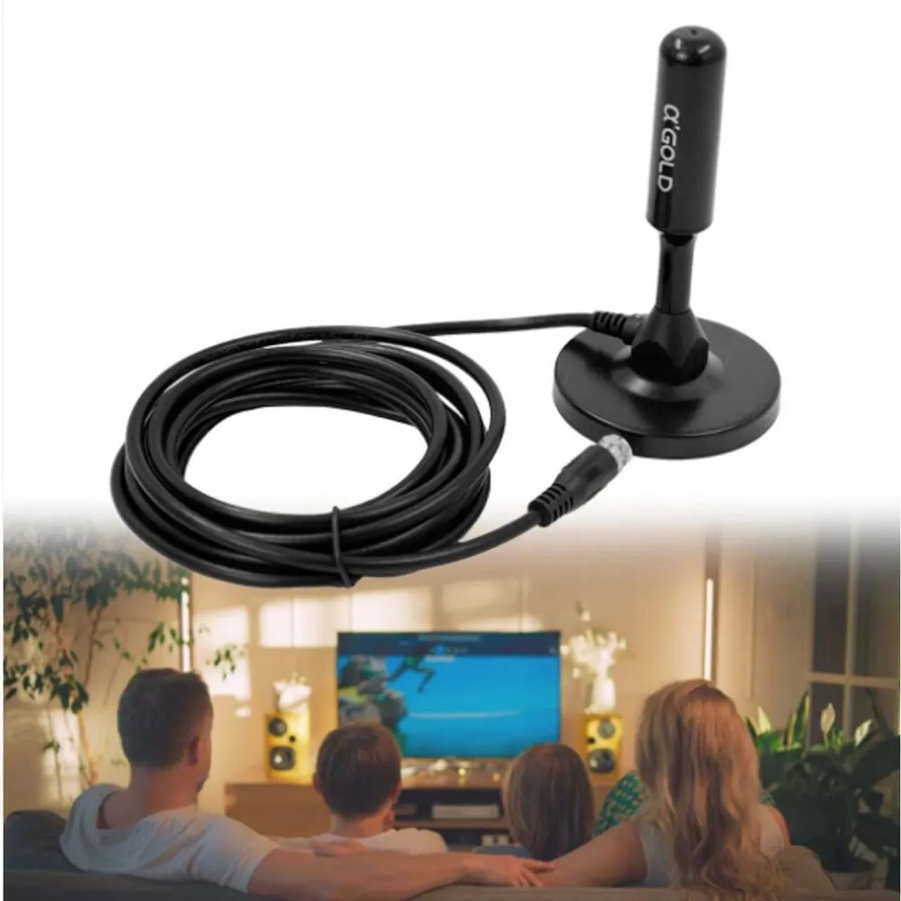 Antena de tv interna ou externa 