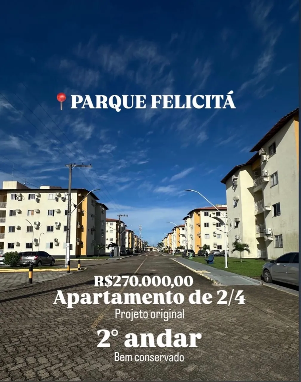 VENDO APARTAMENTO PARQUE FELICITÁ