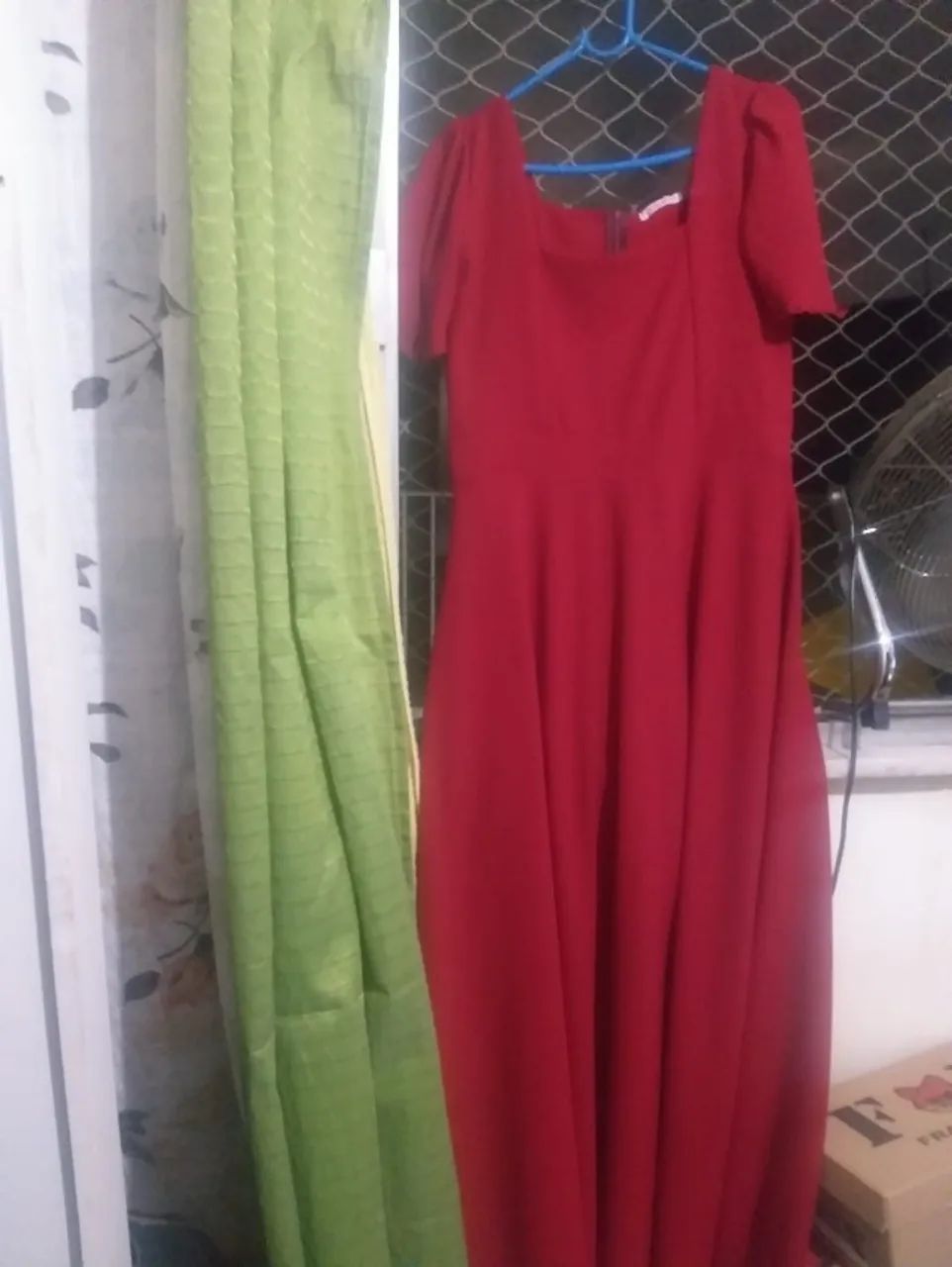  Vestido vermelho longo para festas ou casamento lindo - Foto 5