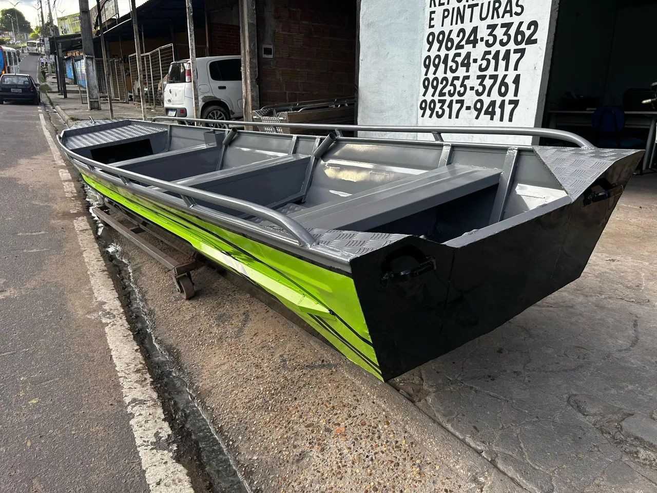 Canoa de Alumínio, 4,5,6,7 e 8 Metros\ Fabricamos todos os modelos  - Foto 2