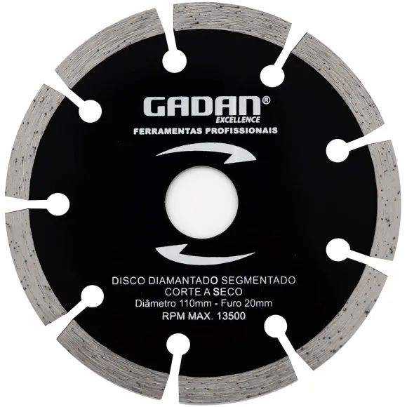 DISCO DE CORTE 4\" DIAMANTADO SEGMENTADO  - Foto 2