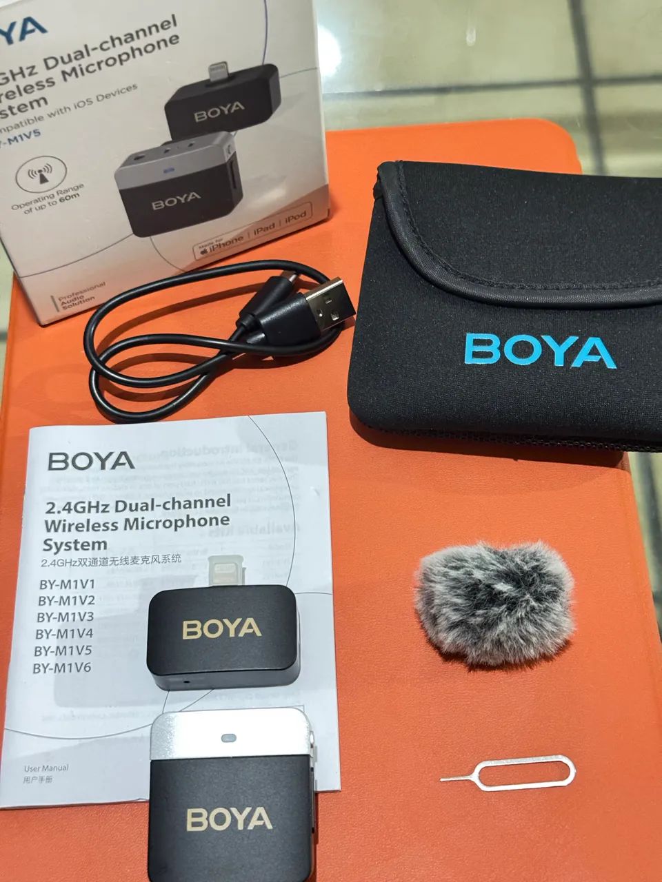 Microfone de lapela Boya para iPhone 451967386398248961