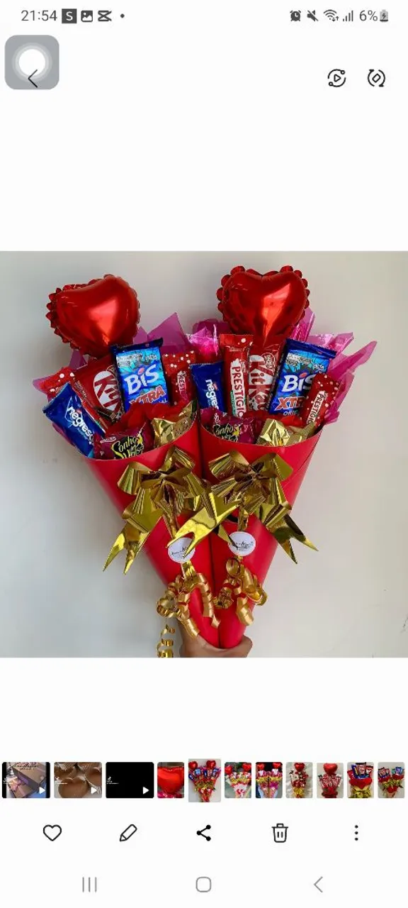 Buquê de chocolate