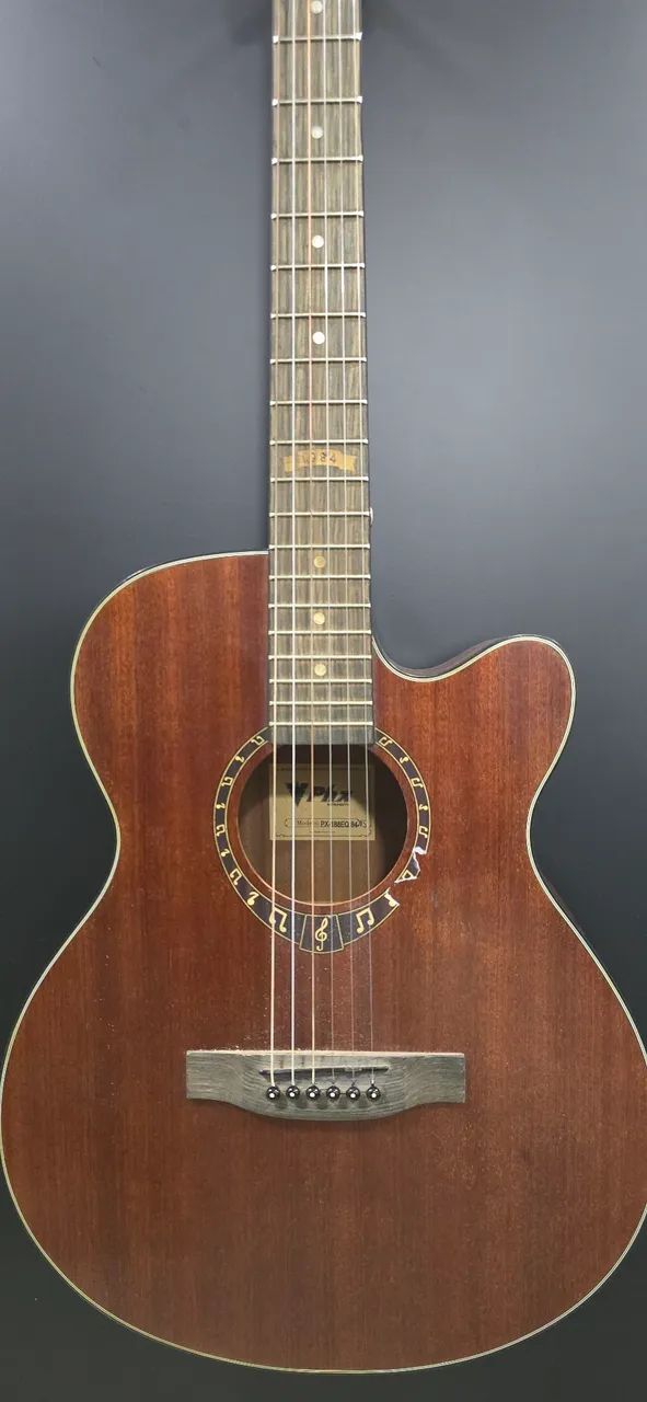 Violão Elétrico Aço PHX Western PX-188EQ 84 Edição Especial 1984 (aceito trocas) - Foto 2