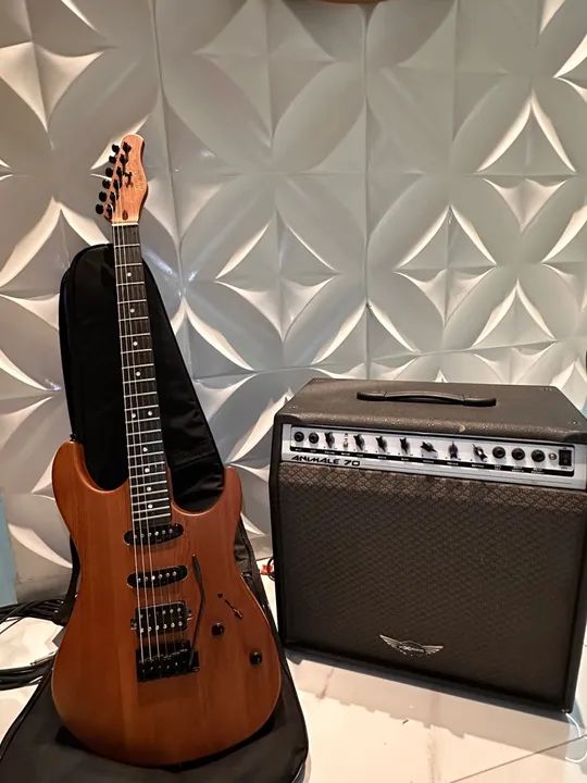 KIT GUITARRA TAGIMA + CUBO VOXSTORM + CAPA