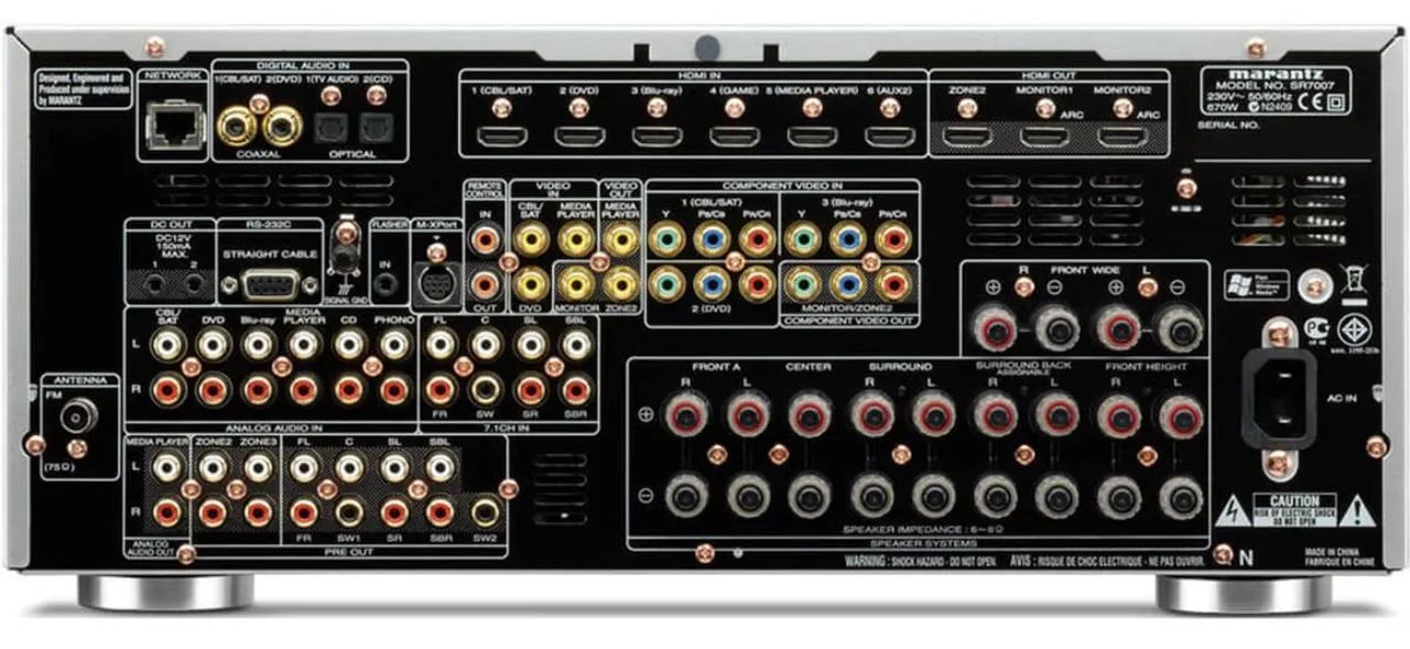 Receiver Marantz SR7007 - Som de Alta Fidelidade para Ouvidos Exigentes! - Foto 3