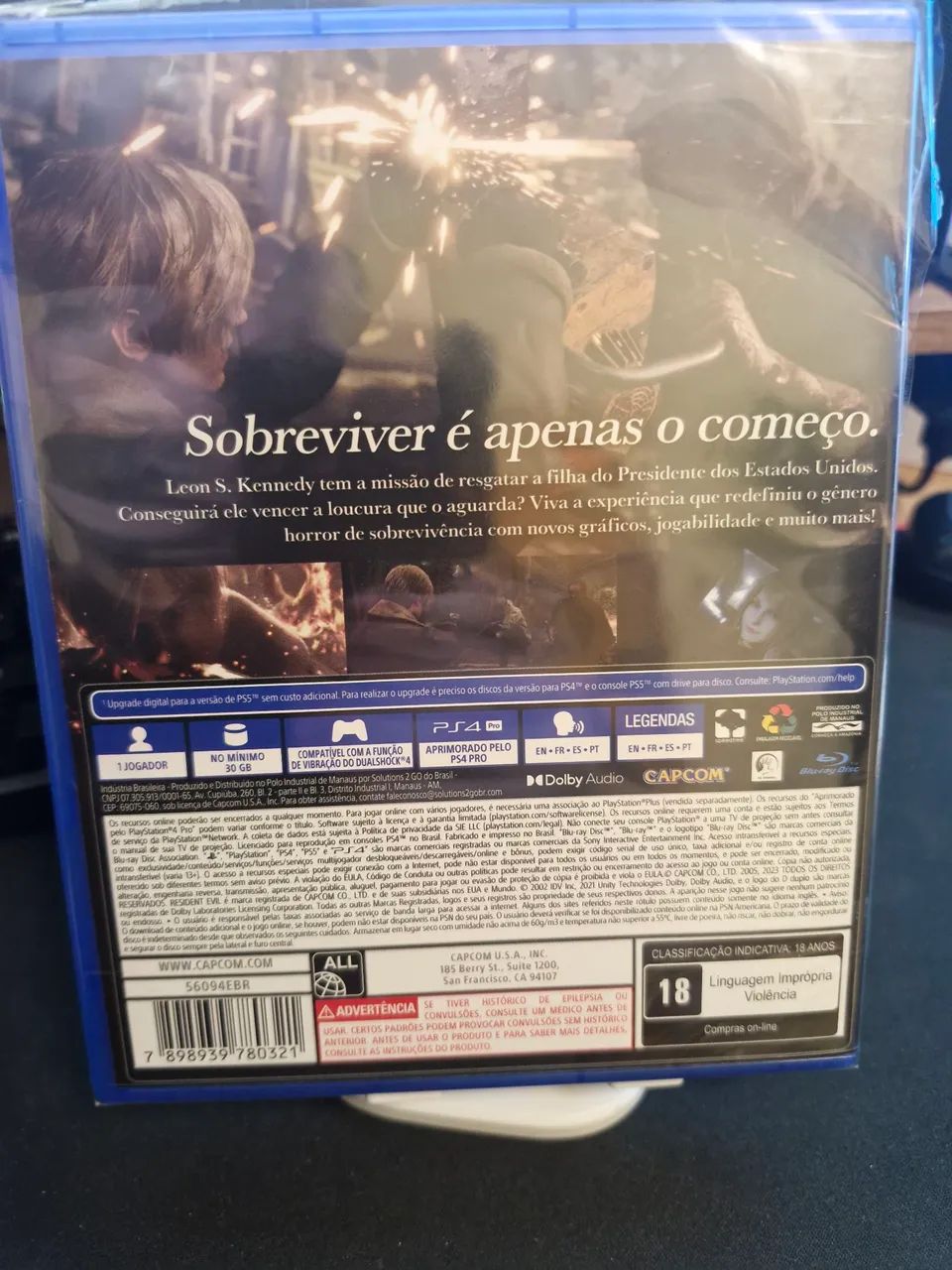 Resident Evil 4 NOVO Playstation  - Foto 2