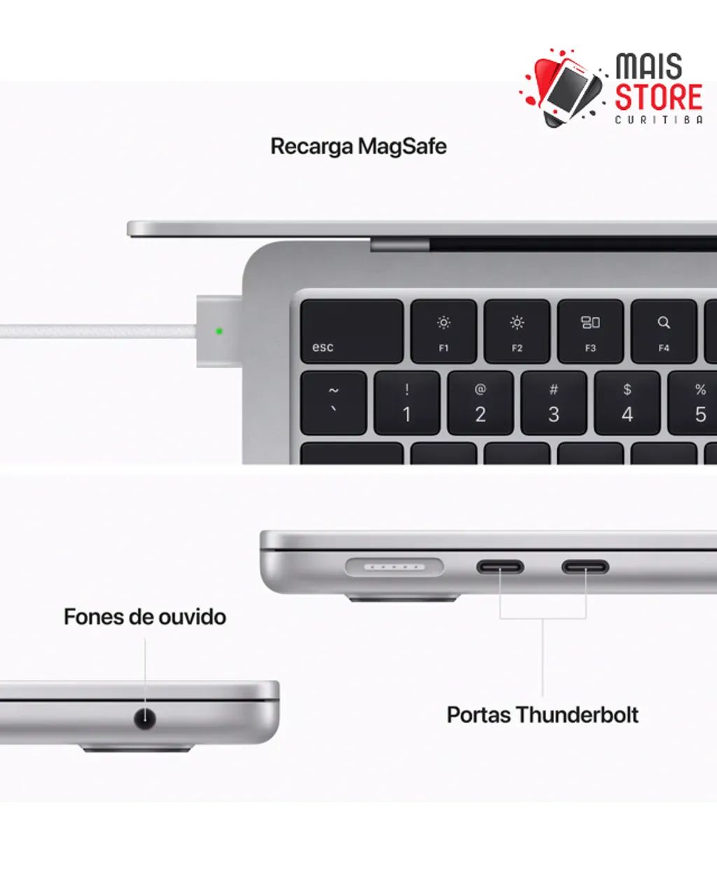 Macbook Air M3 2024 24GB 512GB 15.3 novos-lacrados - Foto 2
