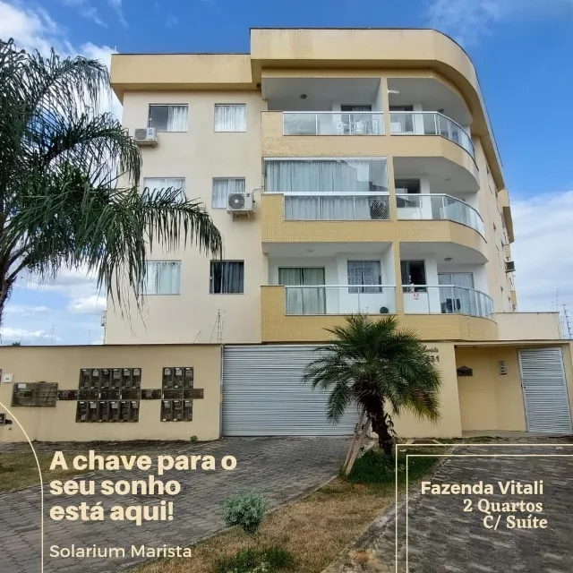 Apartamento 02 quartos com suíte e excelente localização no bairro Fazenda Vitali