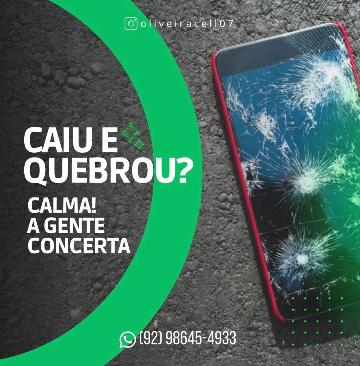Conserto de Tela de Celular - Quebrou? A gente conserta!