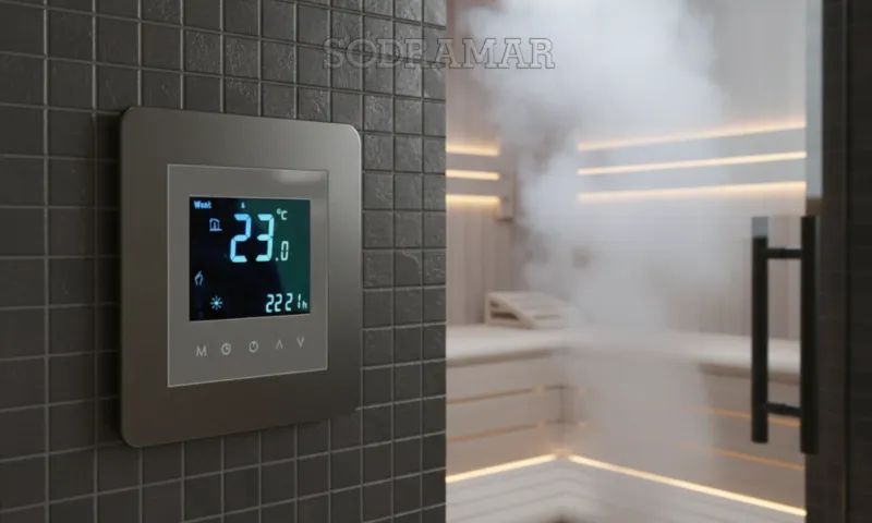 Comando Touch Wifi P/ Sauna Steam Inox 4 A 18kw Sodramar - Entrega Grátis