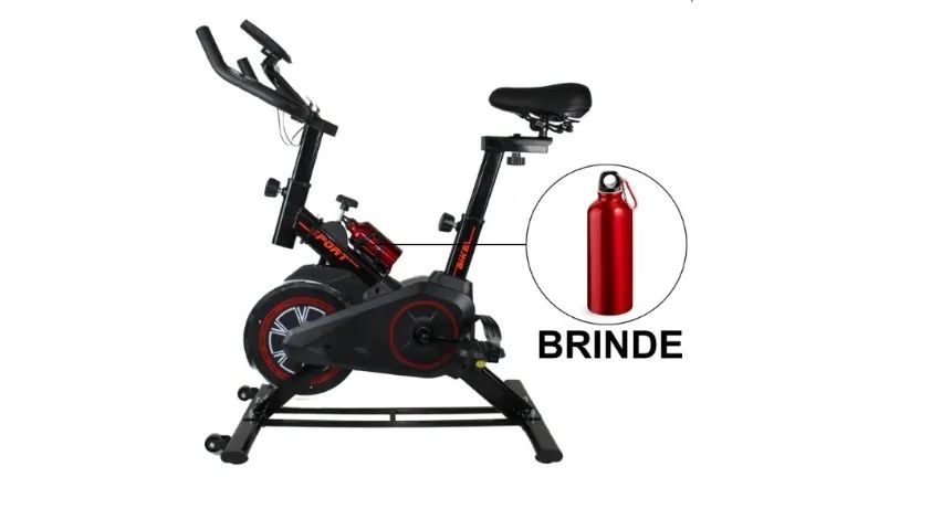  Bicicleta de Spinning com squeeze LACRADA/NOVA
