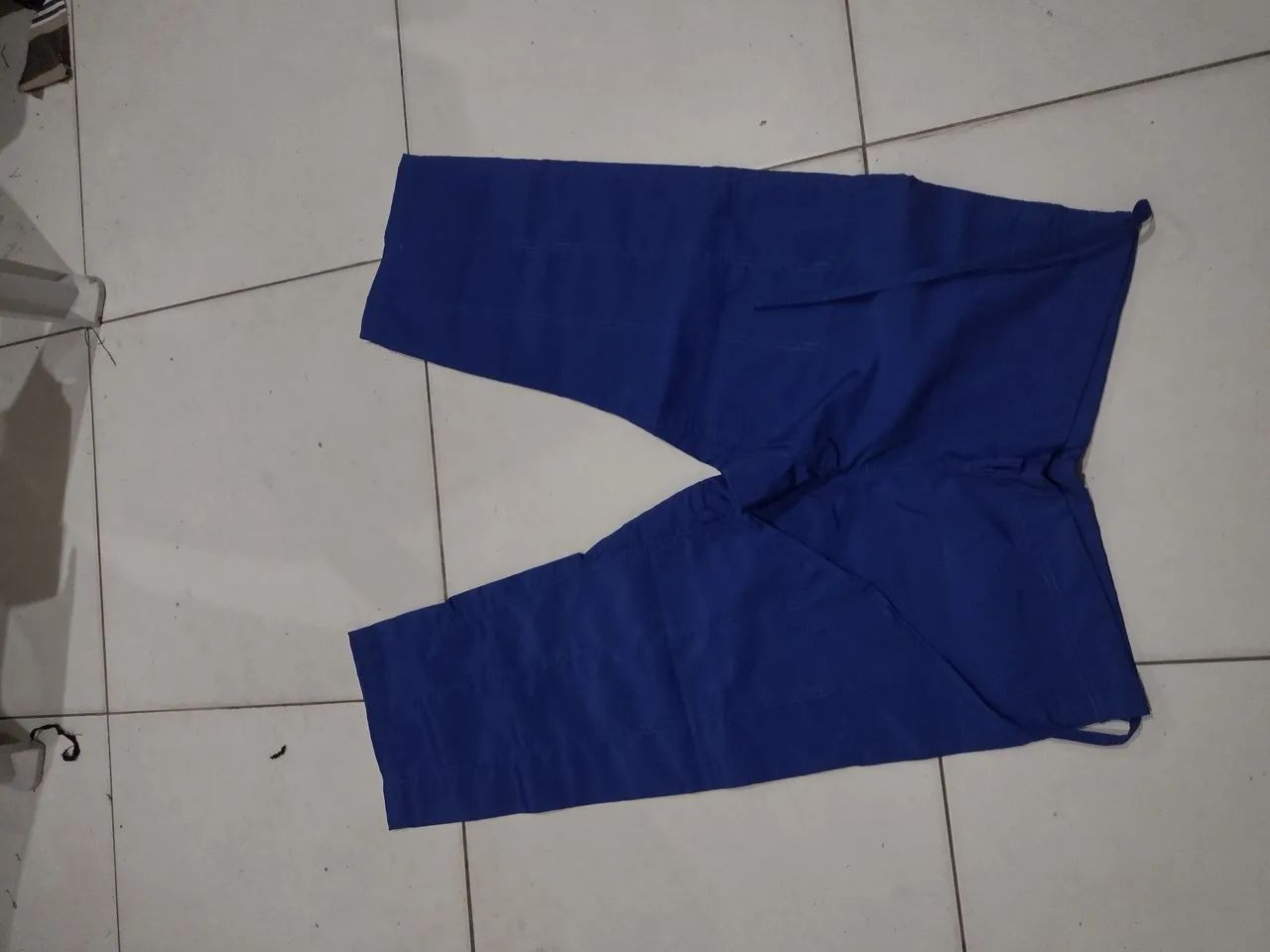 Calça de JiuJitsu A1 Azul e Branco modelo Atama