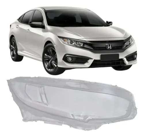 Lente Farol Honda Civic 2017 2018 2019 2020 2021