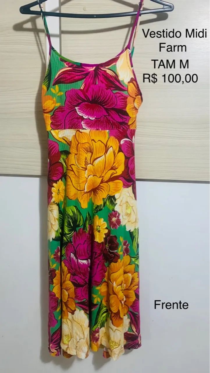 Vestido Midi Farm Floral