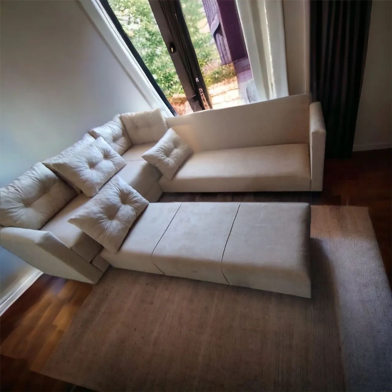 Sofá MULTIFUNÇÕES 6 lugares 2 CAMA CASAL pague na entrega - Foto 3
