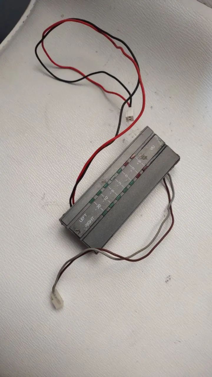 Placa VU meter de LEDs do Polyvox 950 M Polysistem