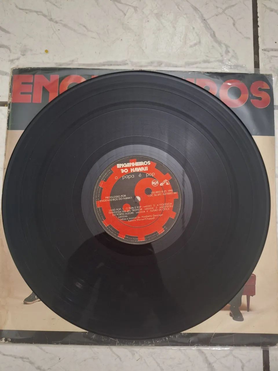 Lp Engenheiros do Hawaii - O Papa é Pop - Foto 3