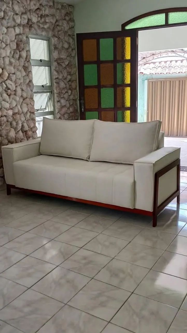 Sofá 3 Lugares Moderno e Confortável - Foto 4