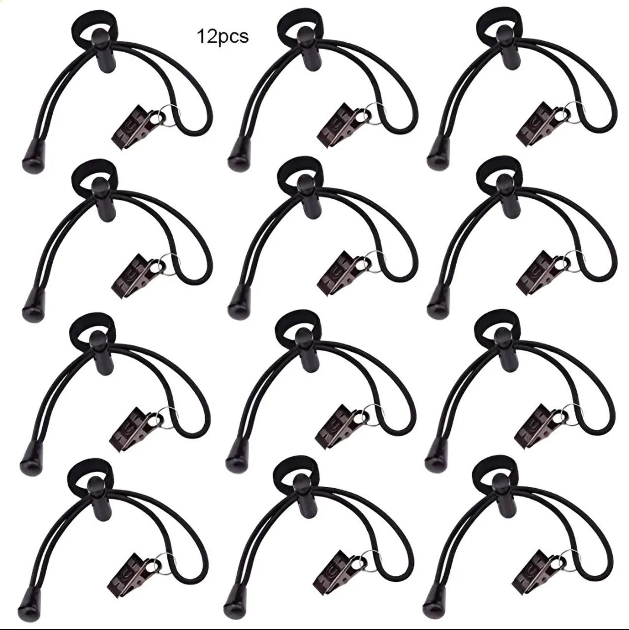 12 Grampos Para Fixar Fundo Fotográfico