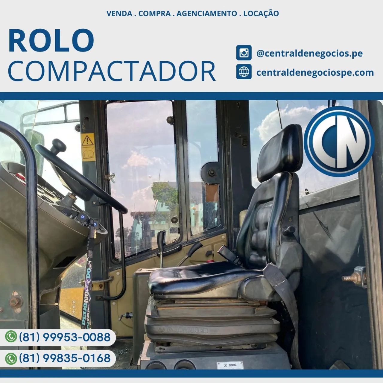 Rolo Compactador XCMG XS122RD 2014 - Foto 4