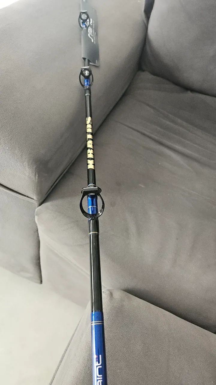 Carretilha Saint Kratos 40 + Vara - Foto 3