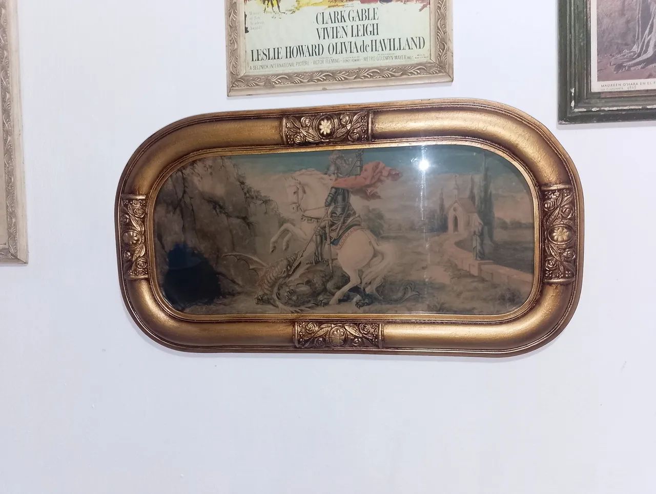 Quadro religioso São Jorge  - Foto 5