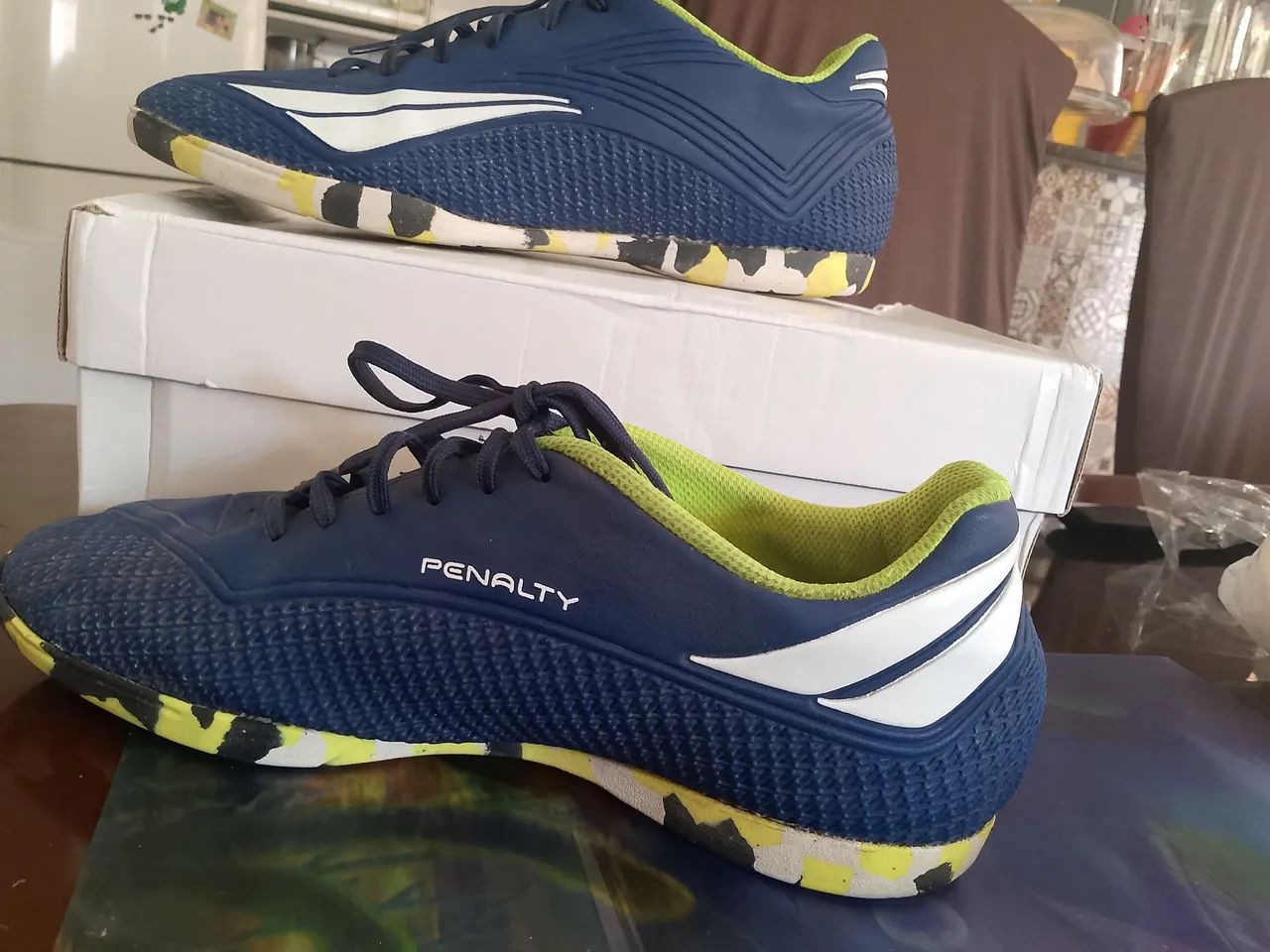 Chuteiras Penalty - Azul - Tamanho 38 - Foto 4