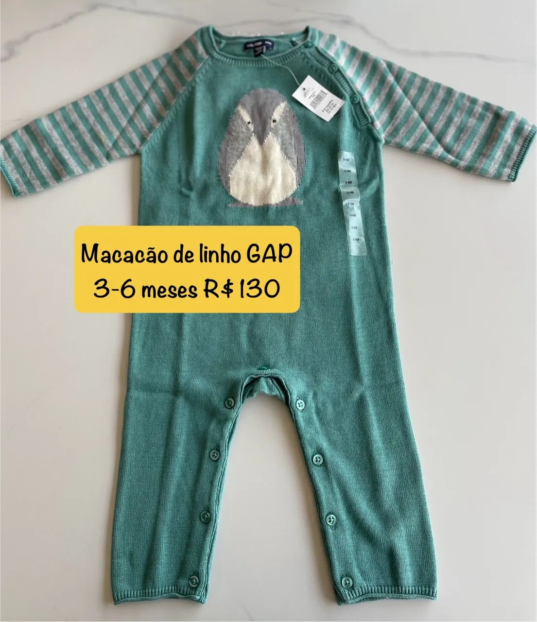 Macacão de linho GAP PROMOÇÃO