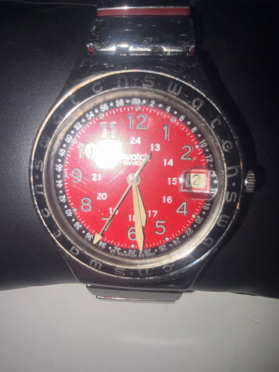 Relógio Swatch Irony vermelho - Foto 4