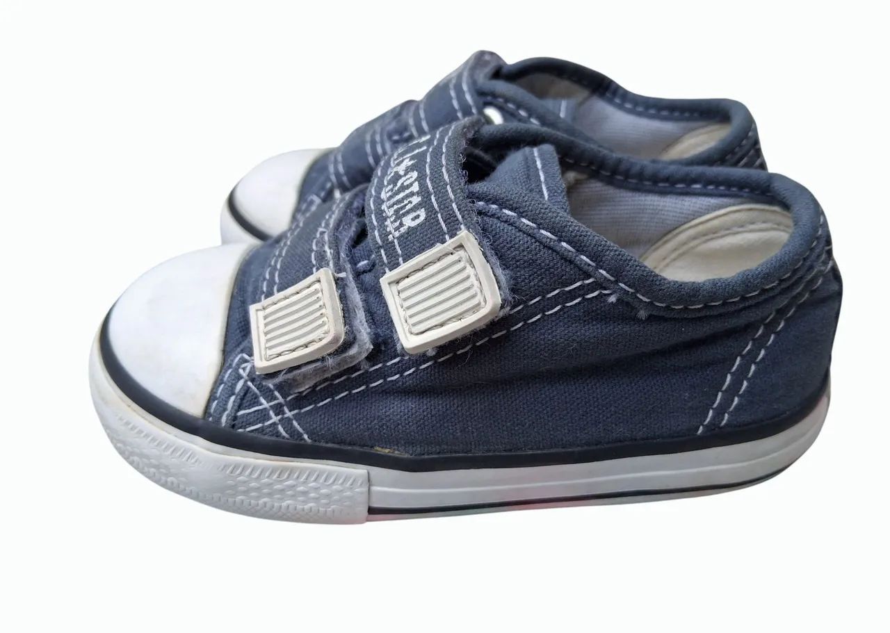 Tênis All Star infantil com velcro duplo - TAM  21 - Foto 2