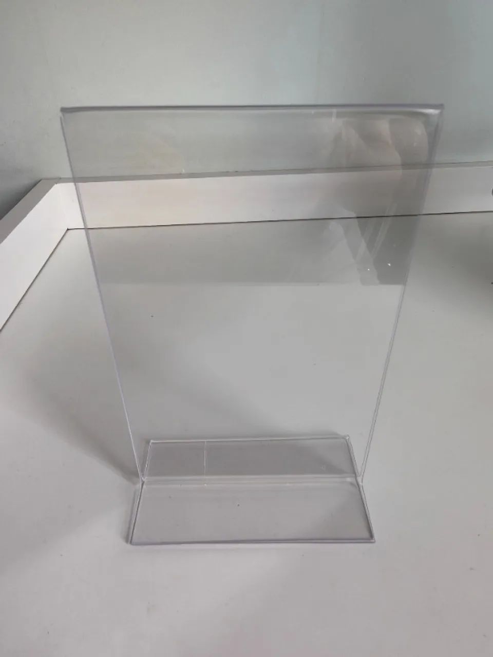 display acrílico de mesa