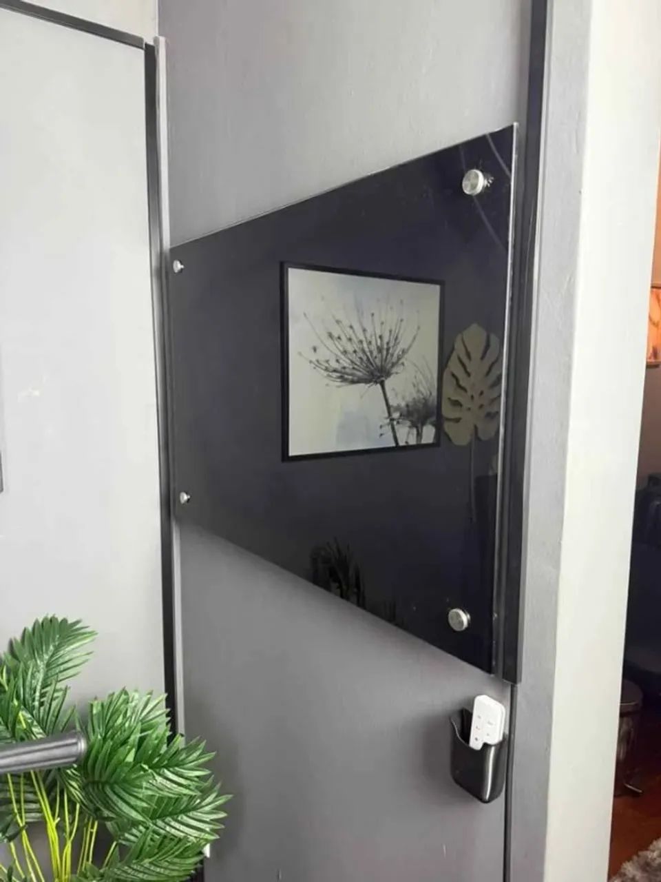 Lousa de Vidro Temperado Preta 90x60cm - Design Moderno e Sofisticado - Foto 2