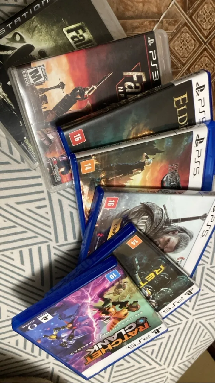Coleção de Jogos ps5 e ps3