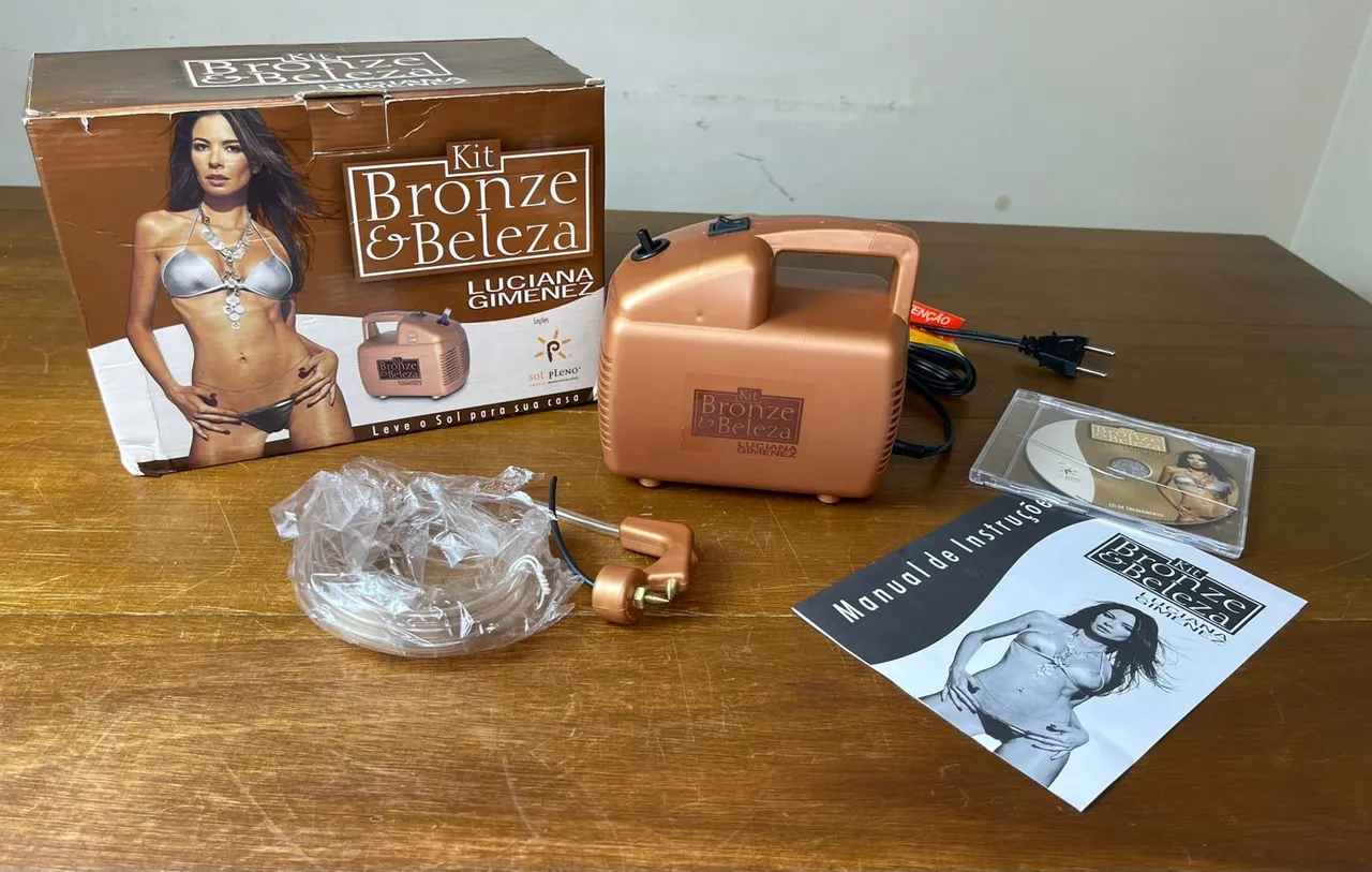 Maquina de bronzeamento a jato