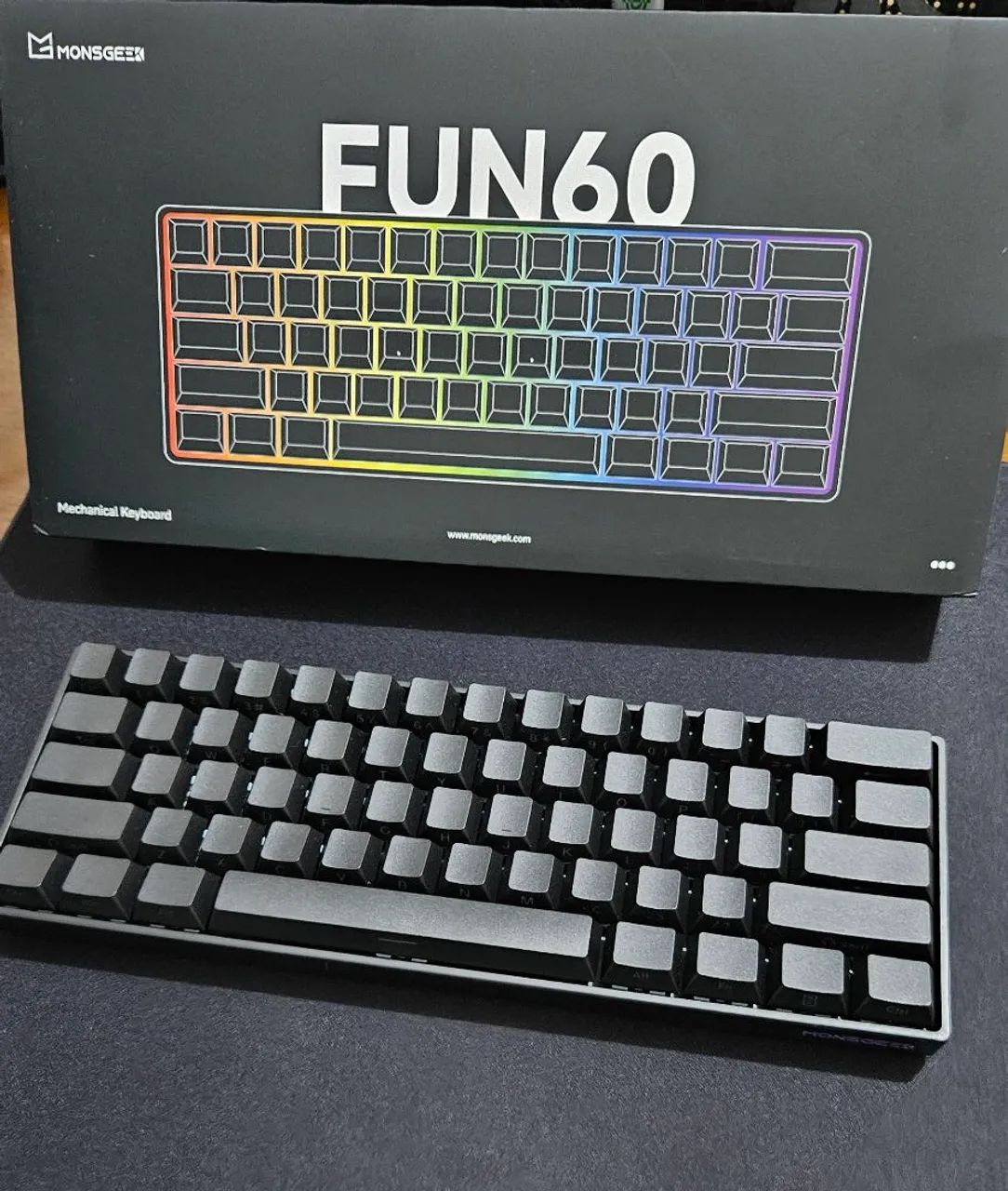 Teclado Com Switch Magnético Akko Fun 60 PRO 8KHZ 0.01MM (NOVO! SEM USO) - Foto 2