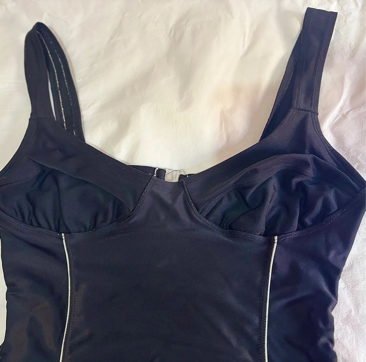 Body de Praia Preto com Detalhes - Foto 2