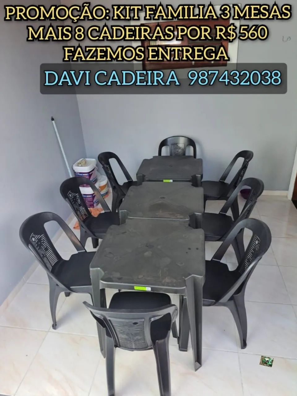 CADEIRAS DE JANTAR UNIDADE R$ 42 ENTREGO