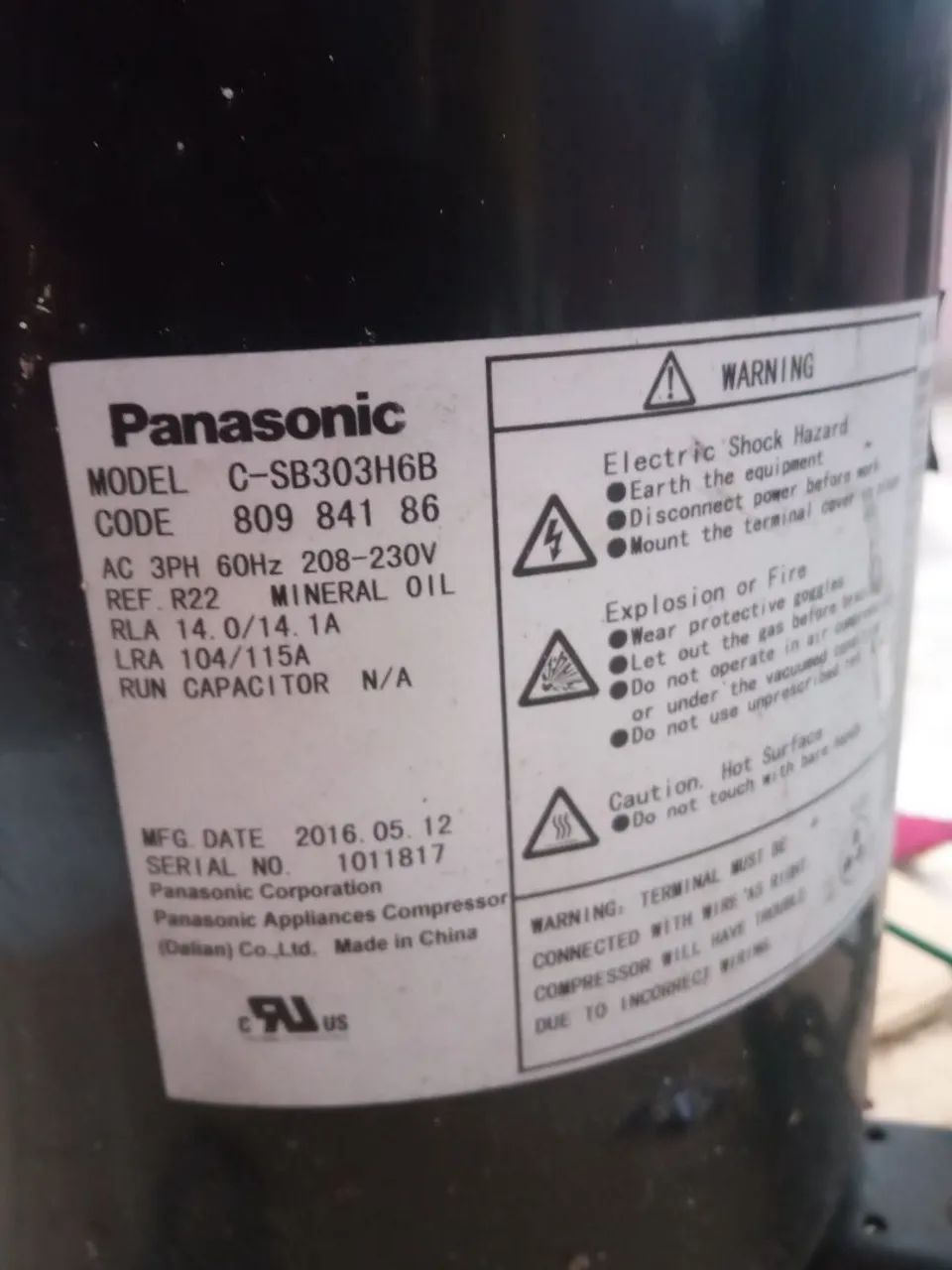 Compressor 48000 BTUs R22 - Foto 2