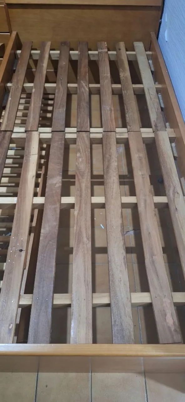 Cama de solteiro com baú e cama auxiliar  - Foto 5
