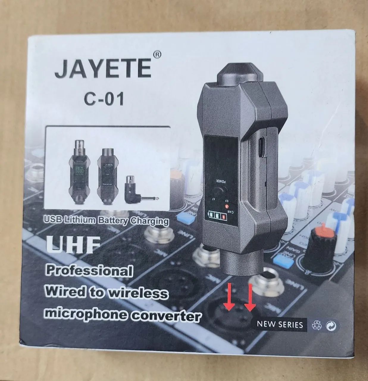 Transmissor/ Receptor Wifi Para microfone Jayete<br>Microfone C01 Jayete<br>Microfone C01 Jayete - Foto 4