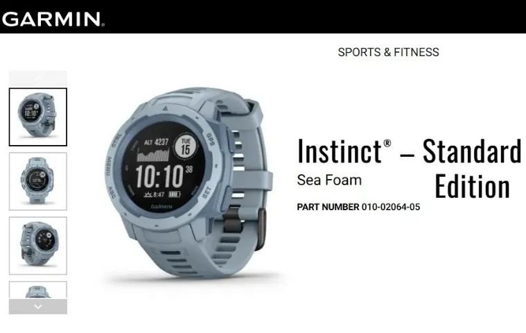 Garmin Instinct Standard Edition Azul - Foto 3