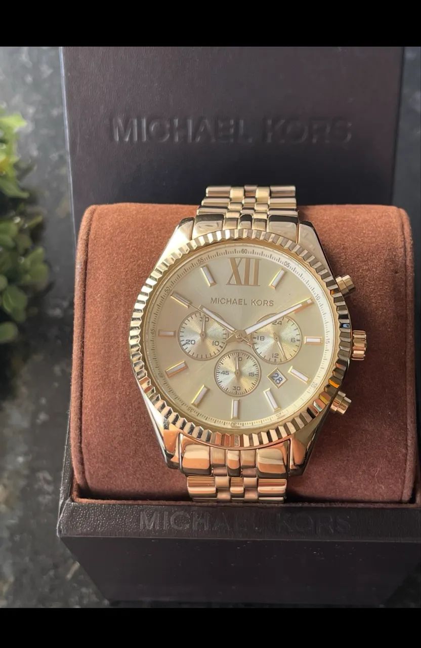Relógio Michael kors Dourado  - Foto 4