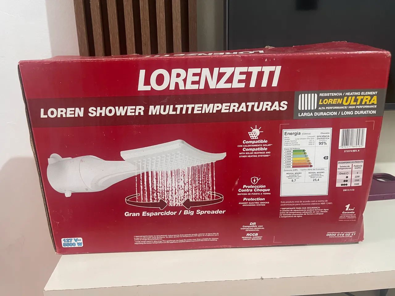 Chuveiro elétrico Lorenzetti