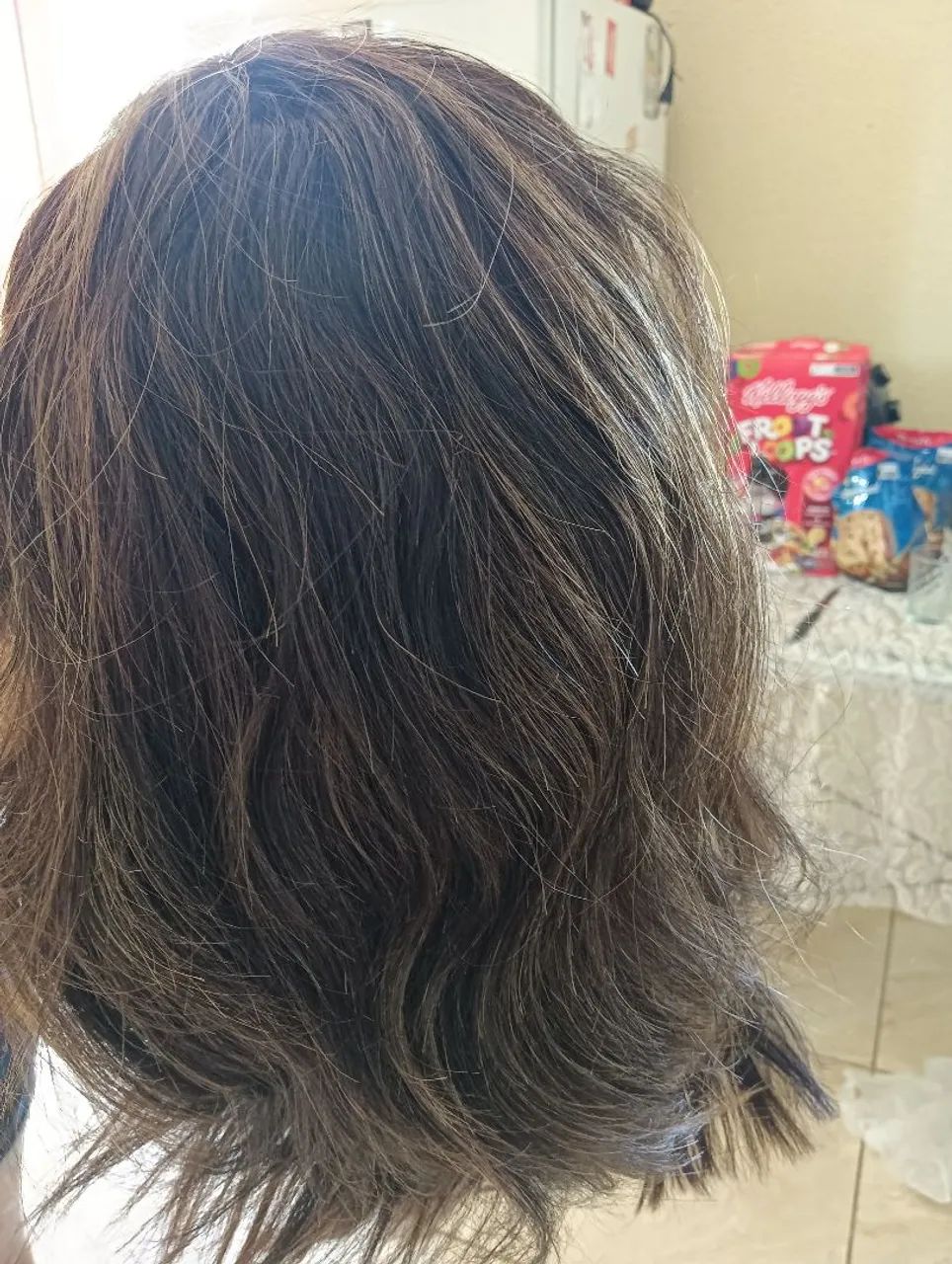 Wig cabelo humano 50cm - Foto 2