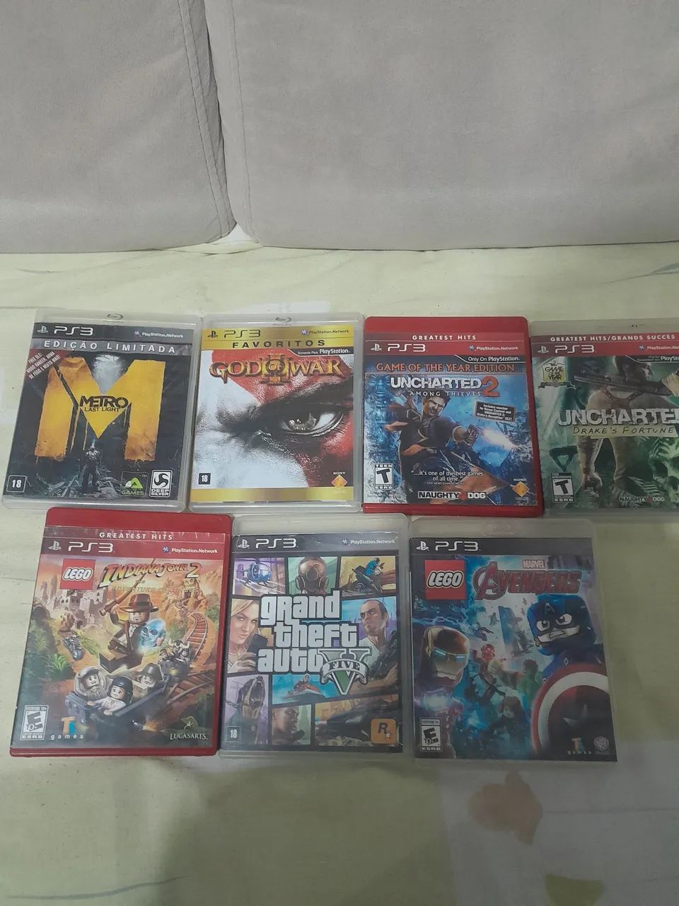 Lote Jogos de ps3