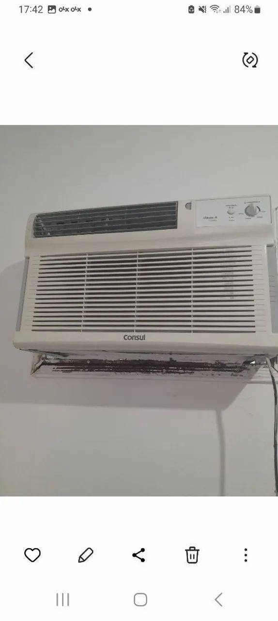 Ar condicionado gelando muito