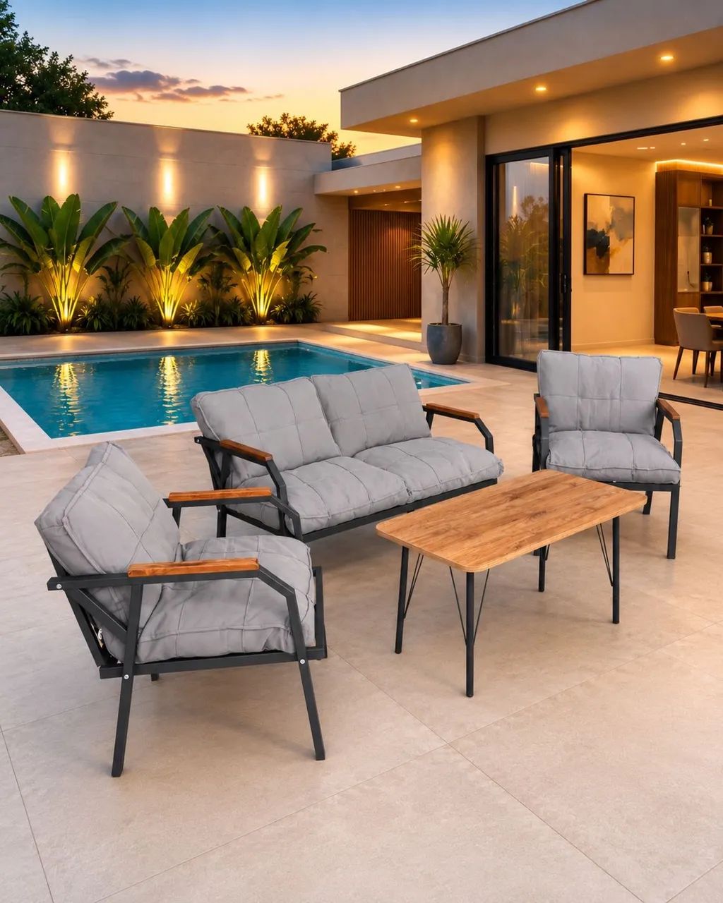 Conjunto de sofá área externa top PROMOÇÃO  - Foto 2