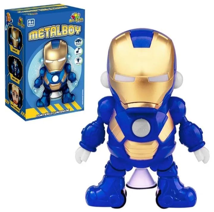 metalboy Robô dançarino com luzes e som   - 1 unidade  - Foto 2