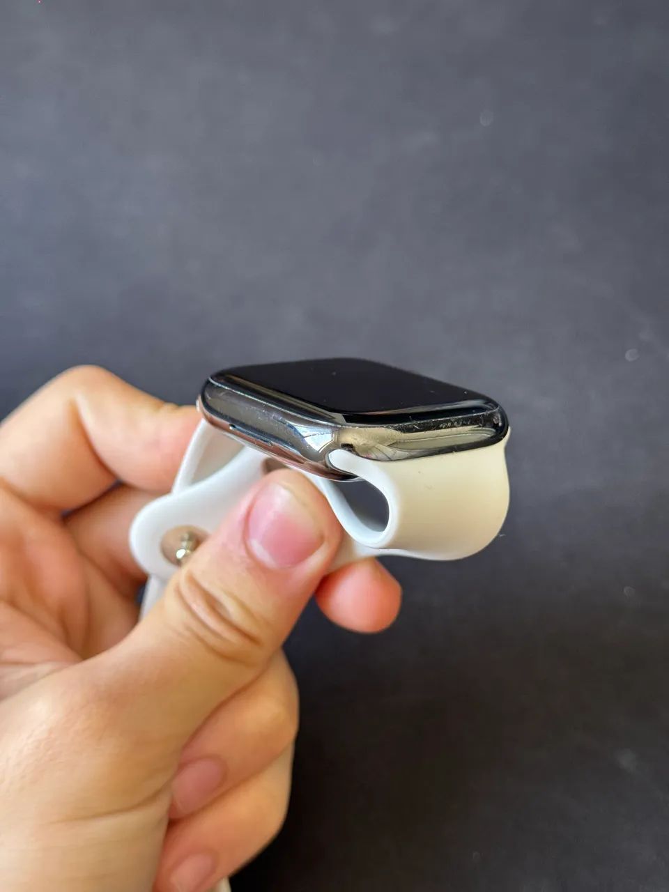Apple Watch Series 7 - Aço inox - 45mm - Foto 3
